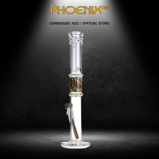 Phoenix Star 18 Inch Straight Bong with American Color Rod