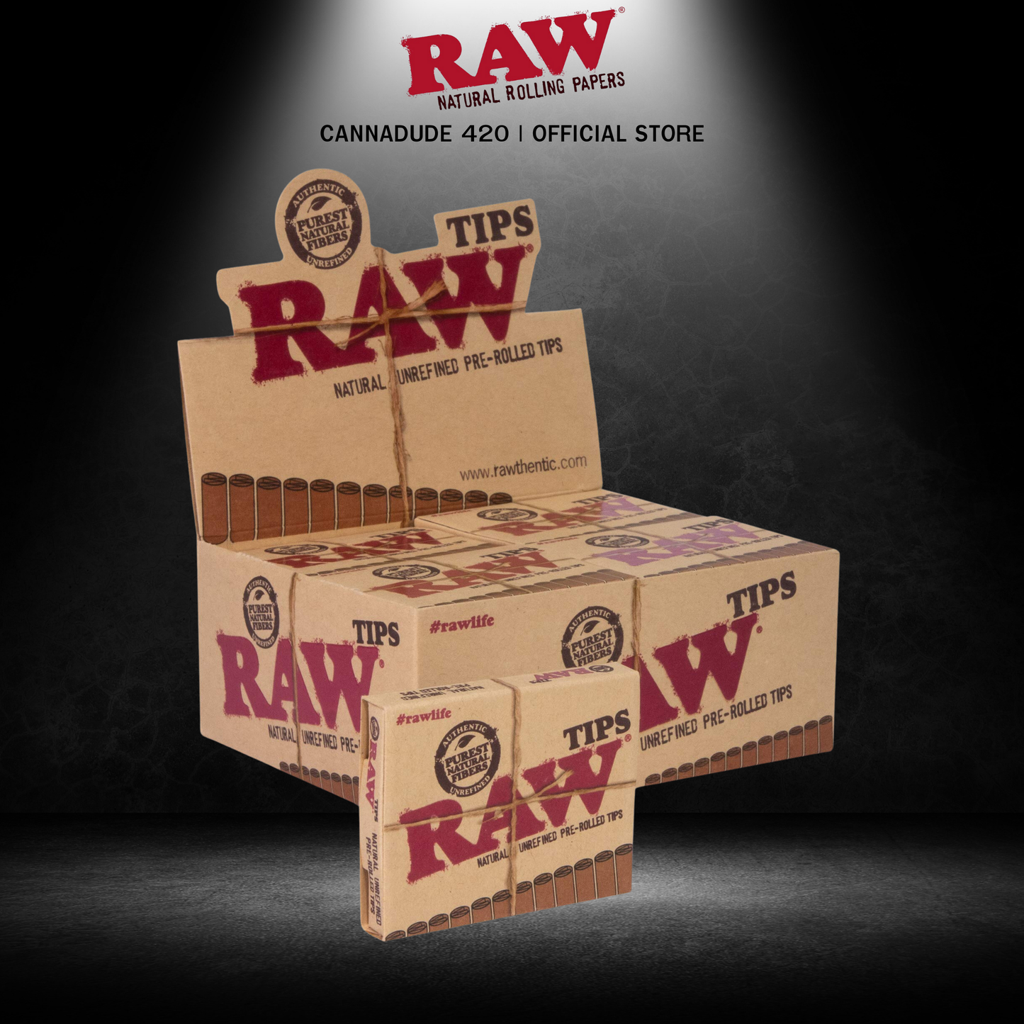 RAW Pre Rolled Tips Filter