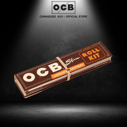 OCB Virgin Rolling Paper Roll Kit King Size