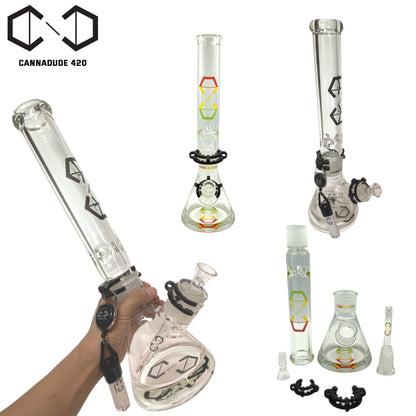 บ้องแก้ว Cannadude 420 Lego Beaker Glass Bong 18"