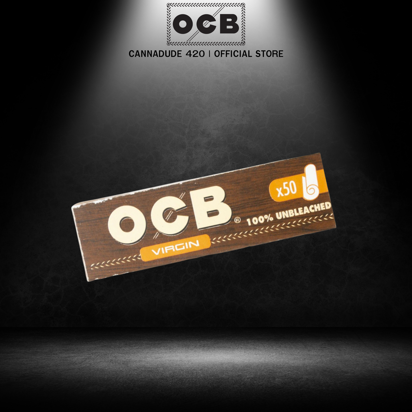 OCB Perforated Virgin Unbleached Tips